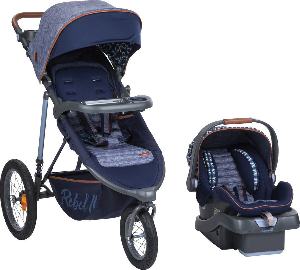 Jogging Travel System Stroller with Rear-Facing Infant Car Seat G2744