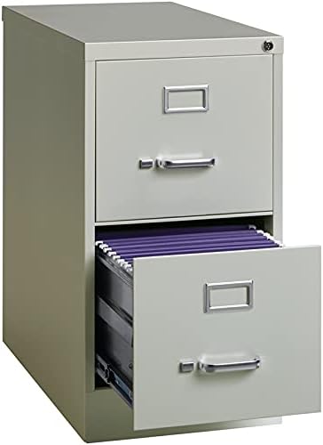 Light Gray 2-Drawer Vertical File Cabinet V84317