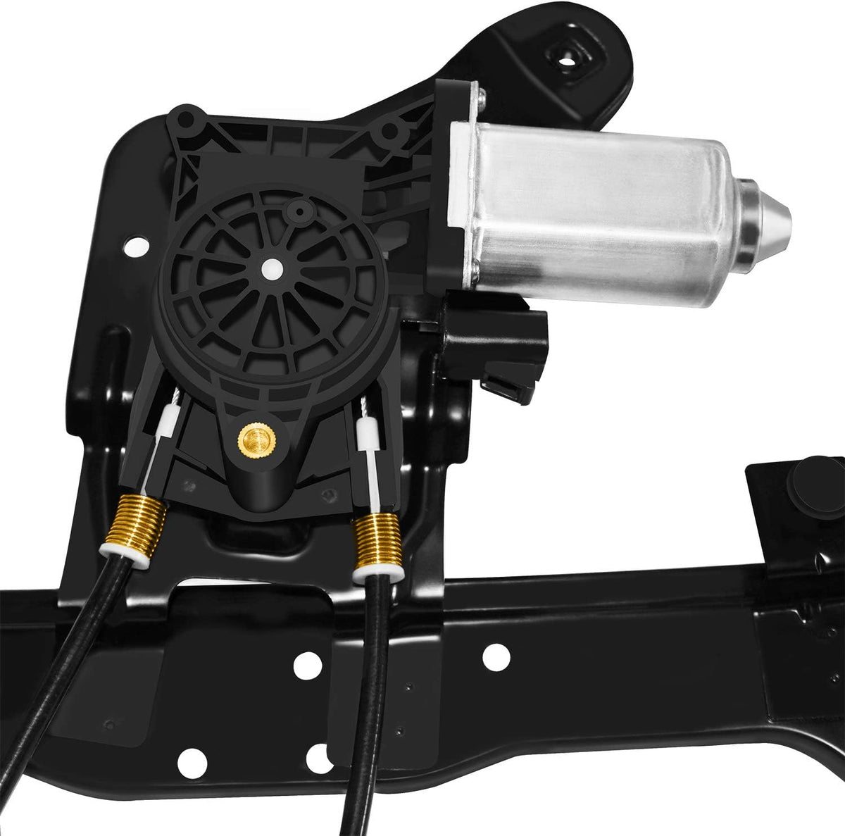 Rear Driver Side Power Window Regulator Motor Assembly Pack of 2 T1539