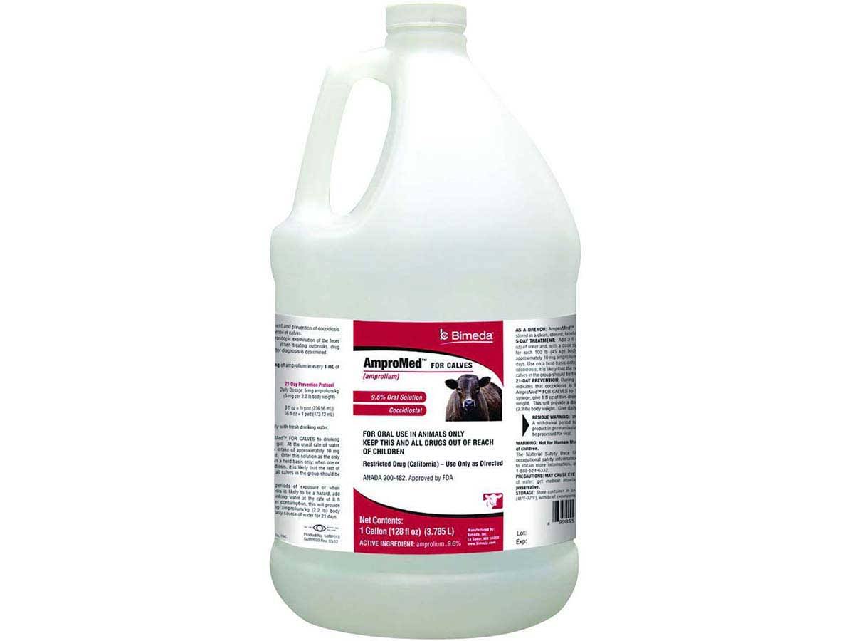 Amprolium Solution 9.6% for Calves, Gallon G95660