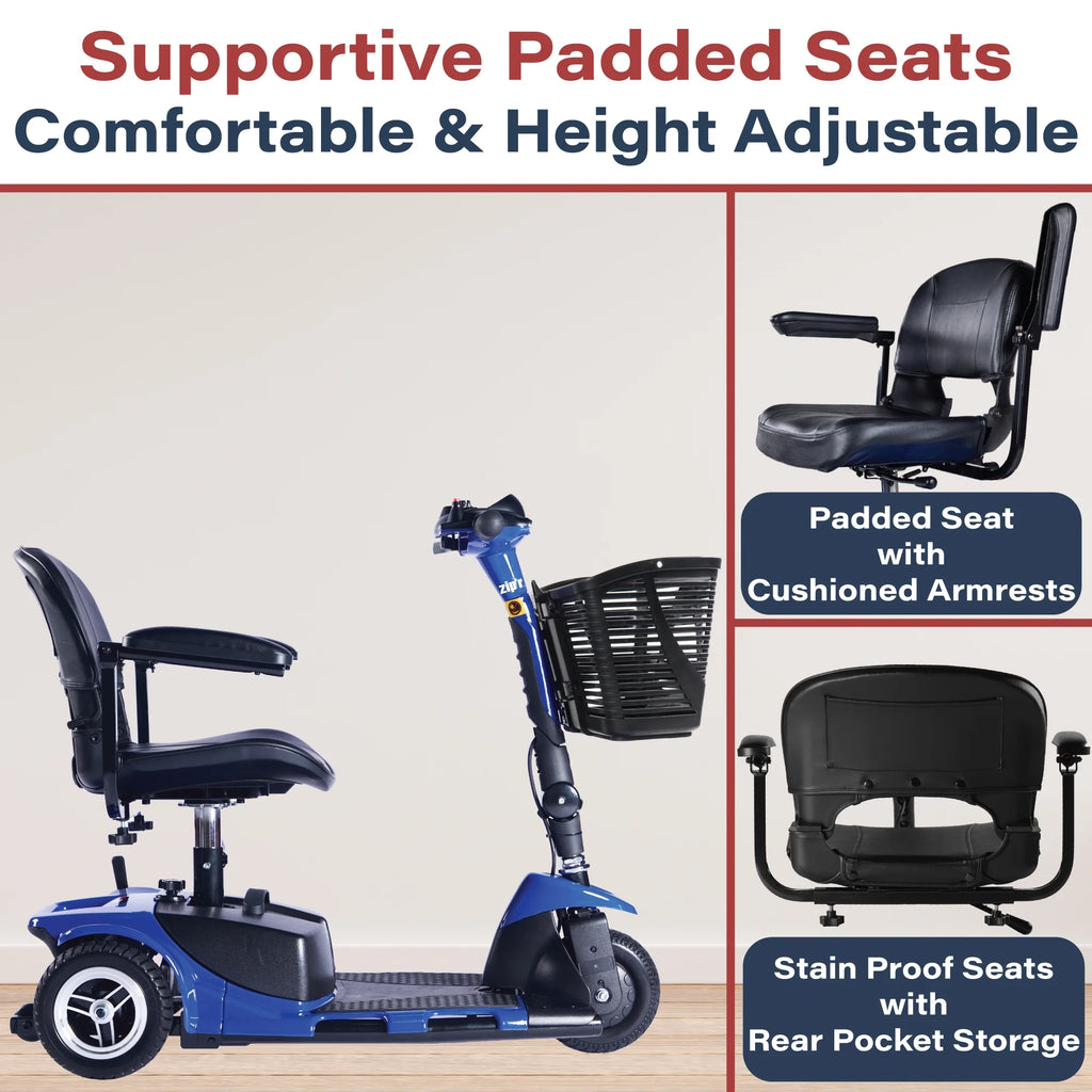 Red 3-Wheel Mobility Scooter C9056