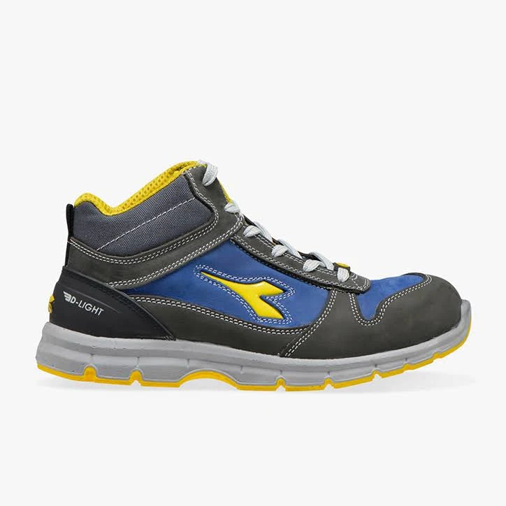 Gray Mid Safety Shoes Y4984