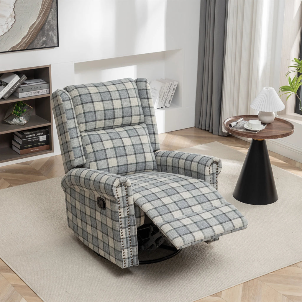 Green Swivel Rocker Recliner Chair V247350