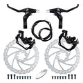 Bike Disc Brake Kit, Aluminum Front and Rear Caliper, Full Aluminum Alloy Bicycle Brake Lever, 160mm Rotor E70703