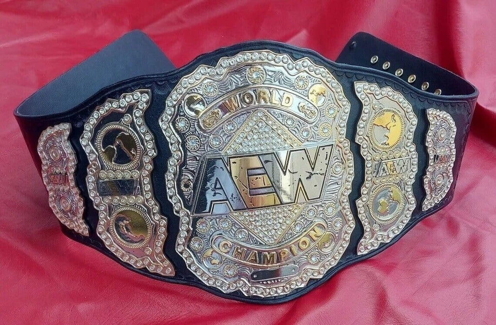 AEW World Heavyweight Wrestling Championship Title Belt Replica, Adult Size U32630