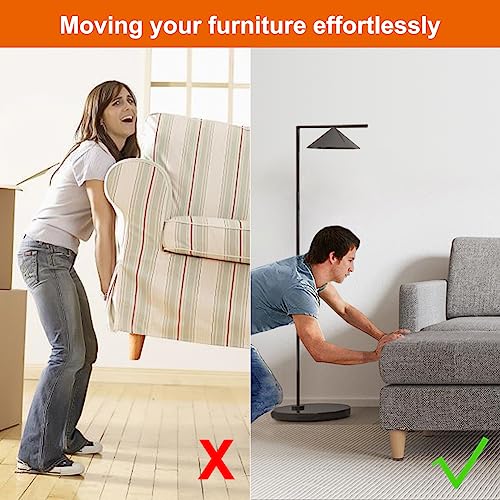 12pcs Beige Furniture Sliders P624