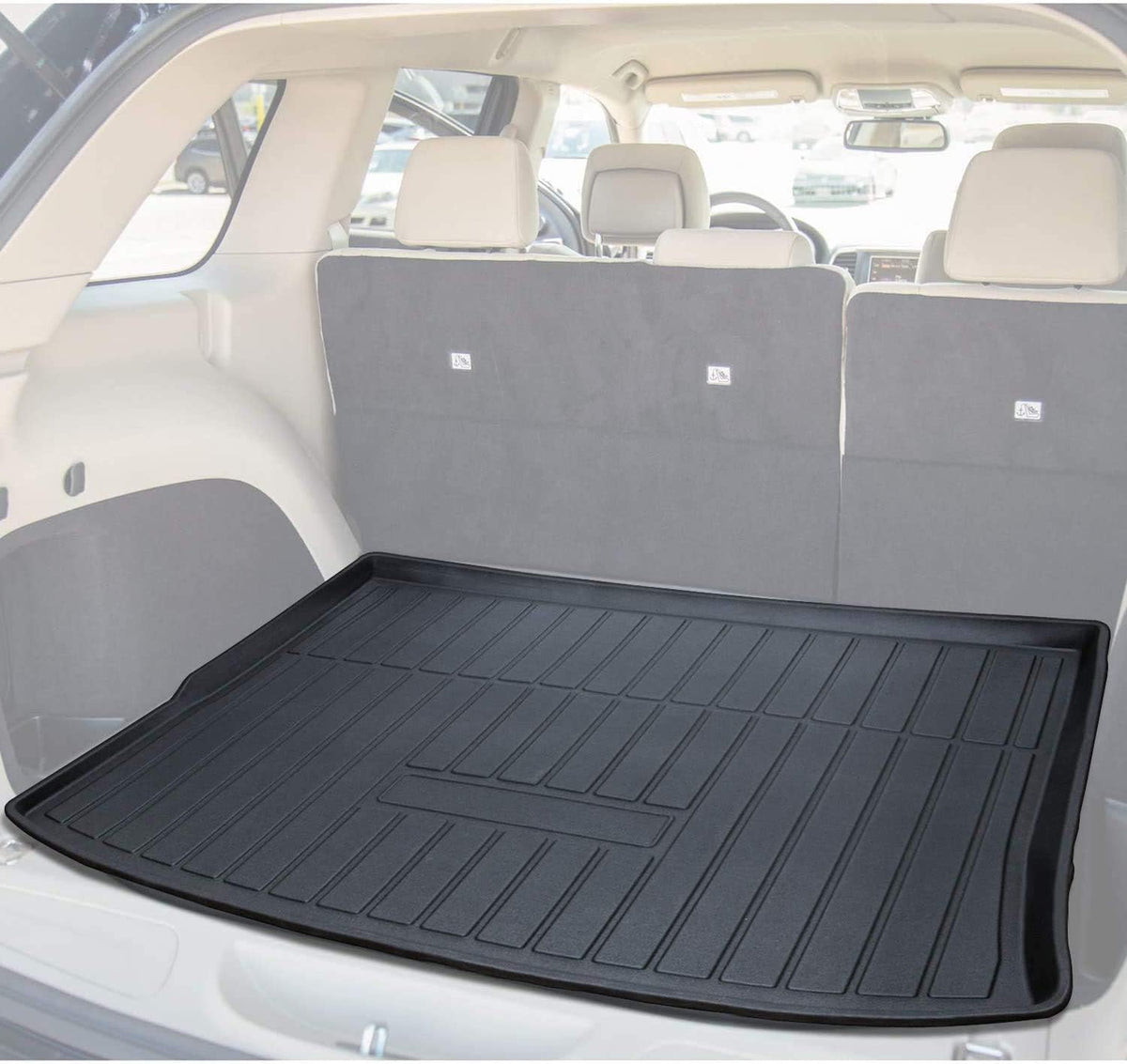 Black TPO Cargo Trunk Tray Floor Mats O431