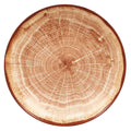Timber Brown Porcelain Deep Coupe Plate A499404