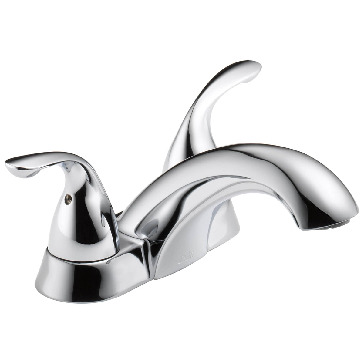 Two Handle Centerset Lavatory Faucet Chrome N2748