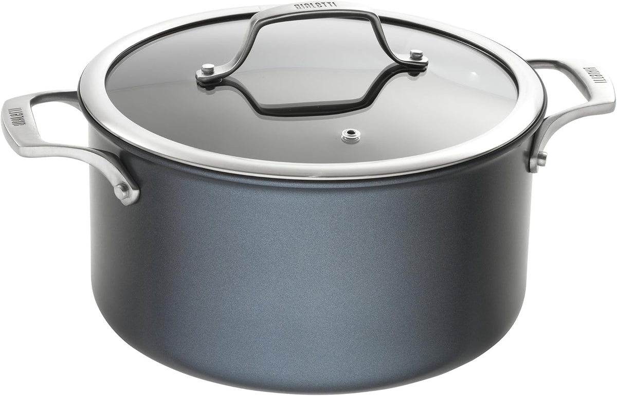 Gray Hard Anodized Nonstick 10-Piece Cookware Set P442