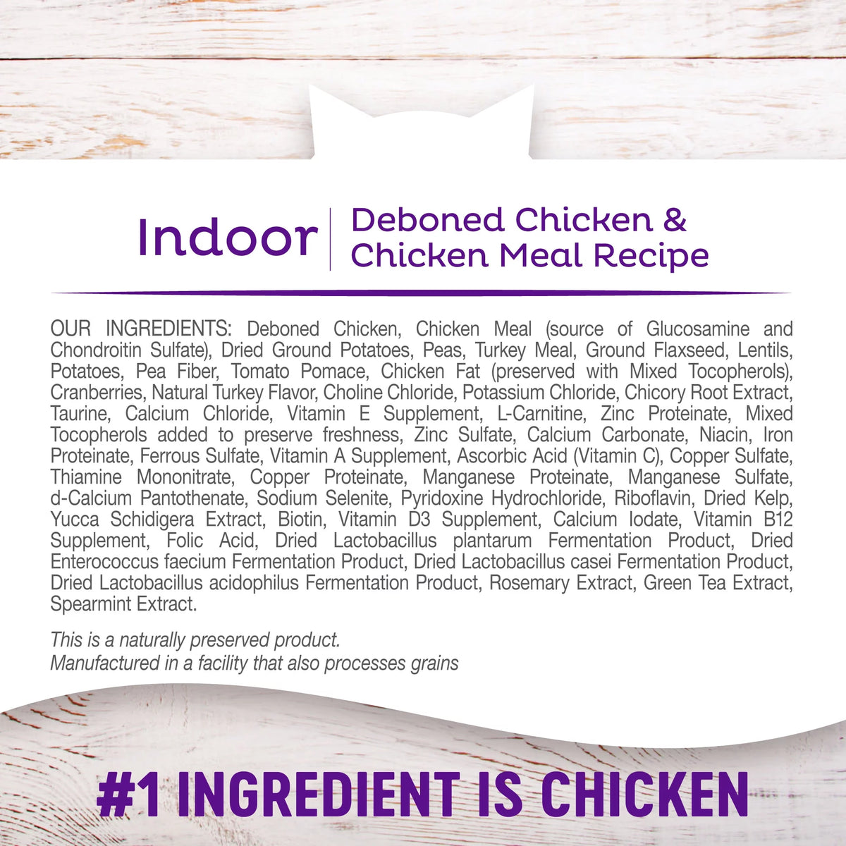 Grain-Free Deboned Chicken Dry Cat Food, 5.5 Pound Bag S327842