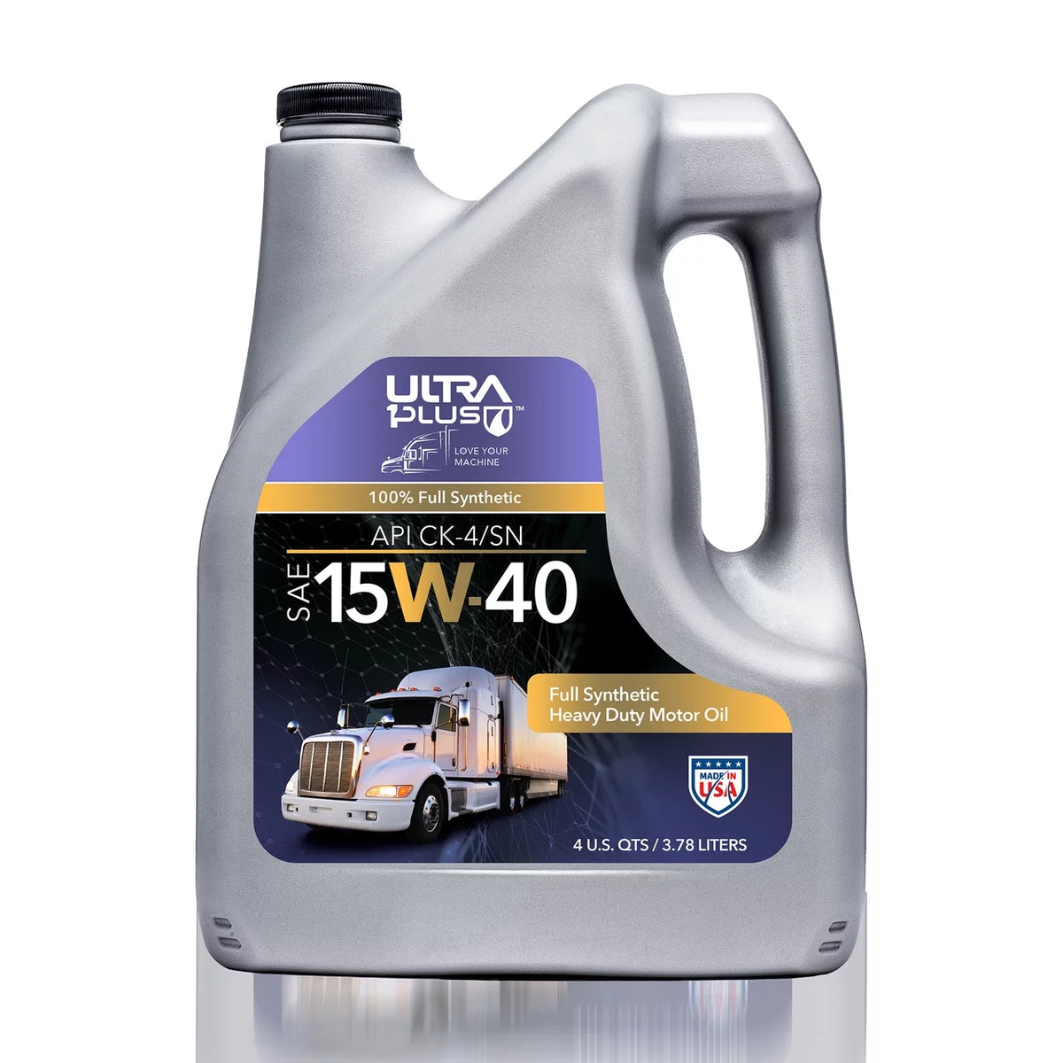 Heavy Duty Full Synthetic Diesel SAE 15W-40 Motor Oil, 1 Gal T451