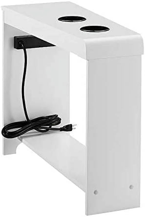 Narrow End Table with Charging Station R13643