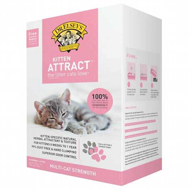 Kitten Attract Clumping Clay Cat Litter O4156