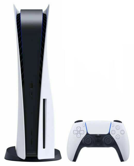Playstation 5 Disc Version Console - 4K-TV Gaming, 16GB GDDR6 RAM, 8K Output, WiFi 6, 825GB SSD (Renewed) Q775