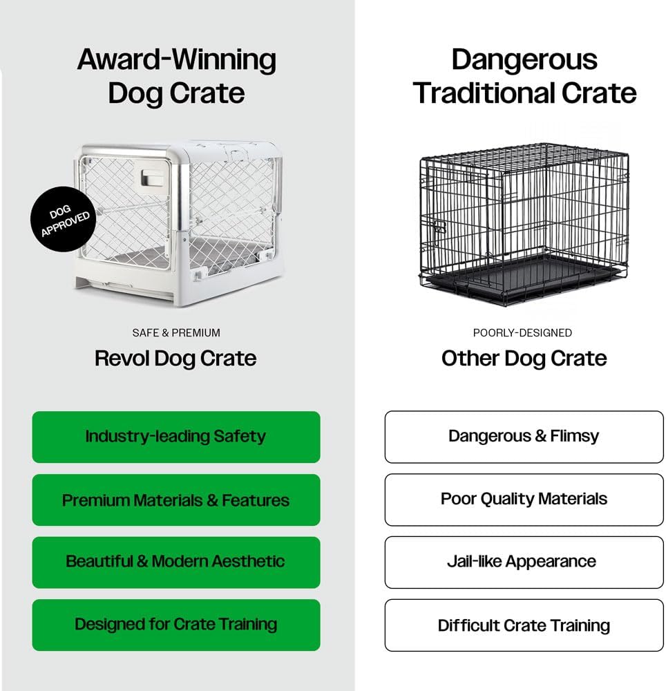 Collapsible Dog Crate (Ash) D893