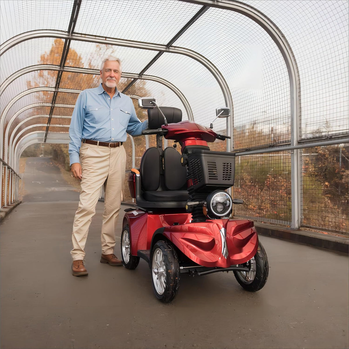500lbs Capacity Electric All Terrain Off Road Scooter D92197