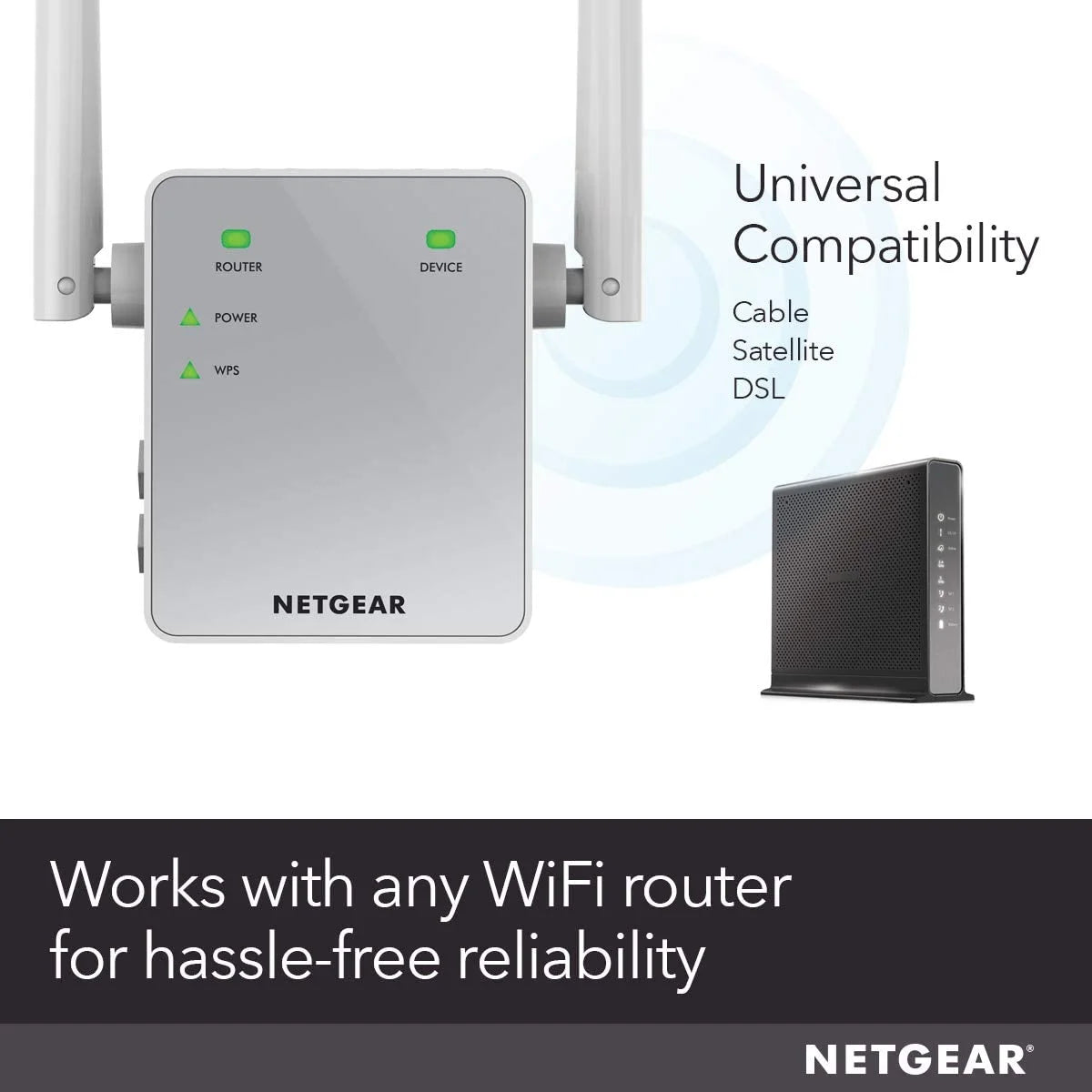 AC750 Dual Band Wi-Fi Range Extender, Up to 1000 Sq Ft I657