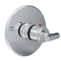 Thermostatic Trim Plate with Handle Satin Nickel B7041