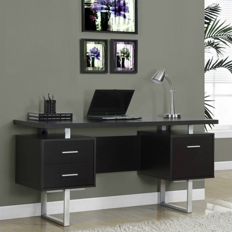 60x22 Office Desk in Cappuccino O181