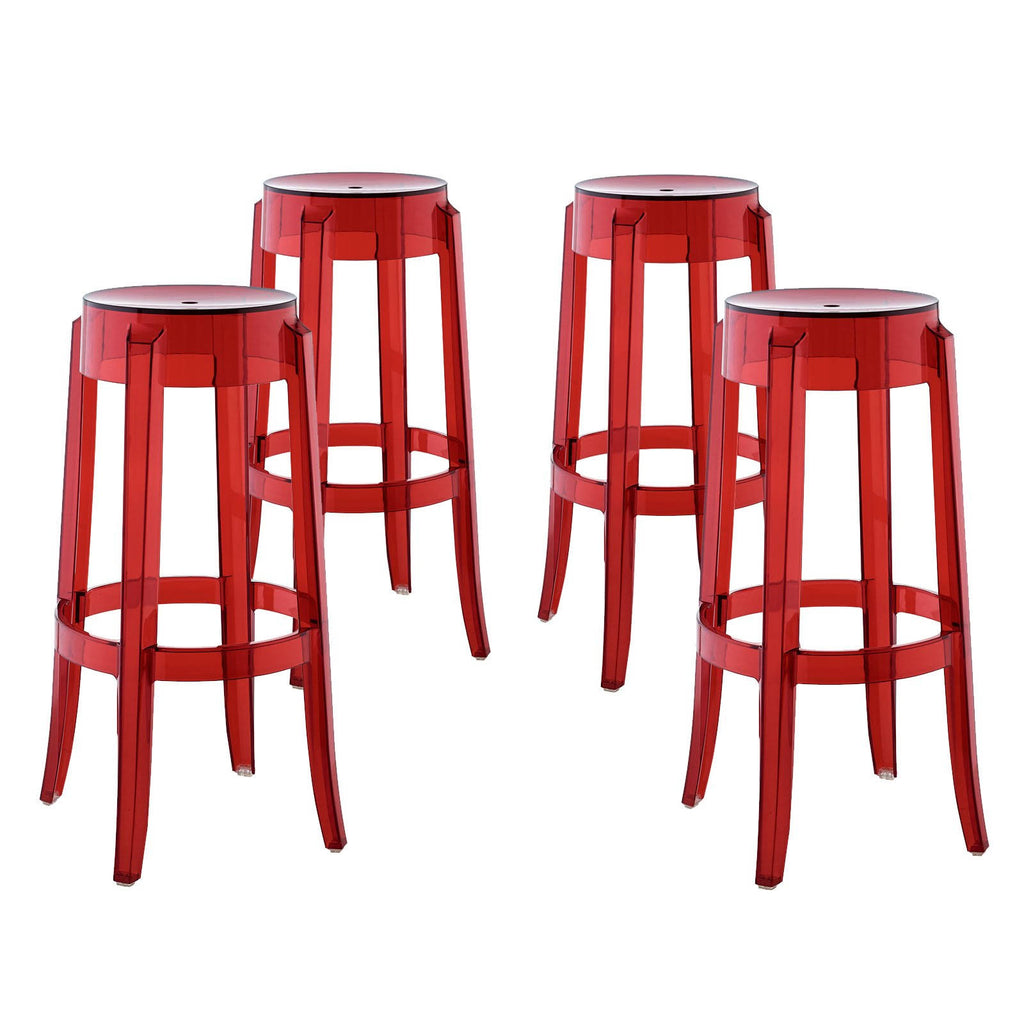 Blue Set of 4 Bar Stool R8570