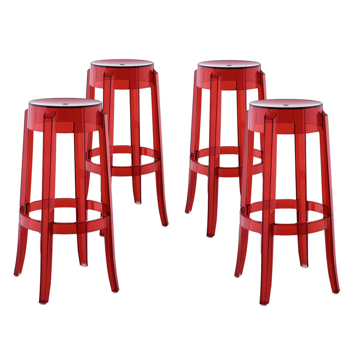 Blue Set of 4 Bar Stool R8570