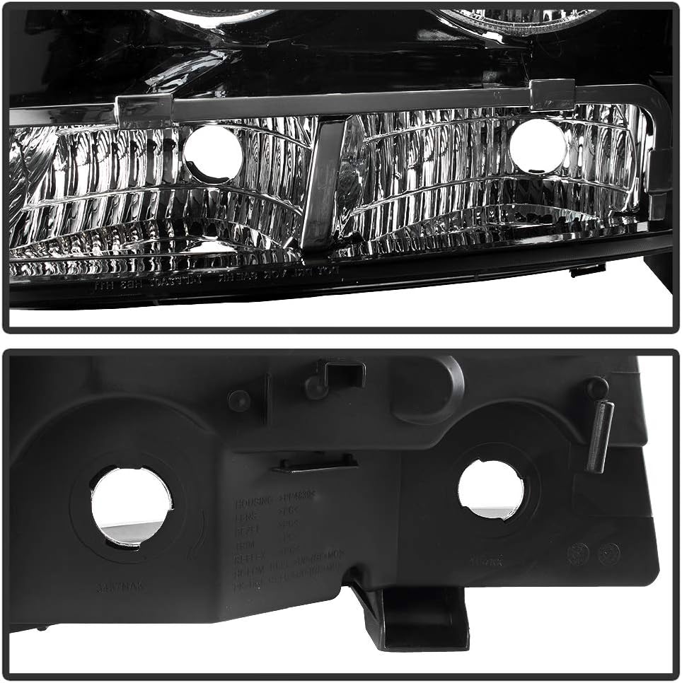Black Headlights Driver + Passenger Side S741