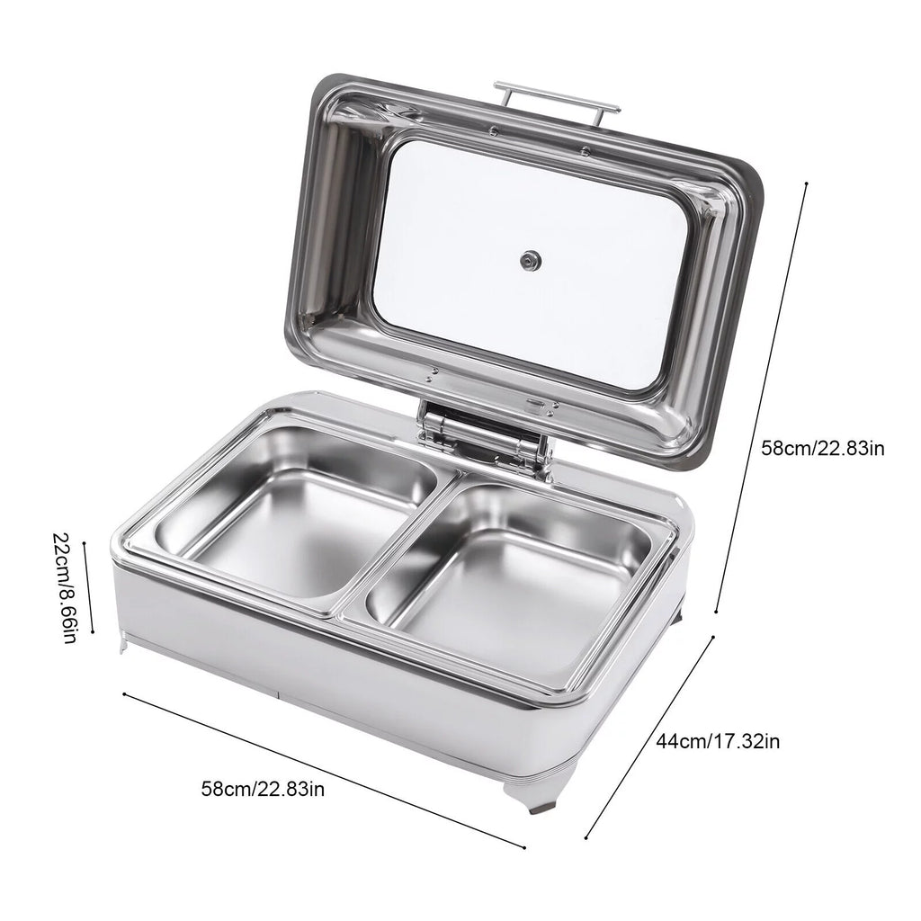 9L Electric Food Warmer with 2 Trays X9746