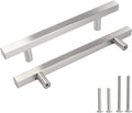 5 Pack Stainless Steel Square Cabinet Handles 5 Inch N44625