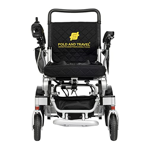Silver Foldable Power Wheelchair Q4601