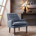 Blue Mid-Century Accent Chair F8566