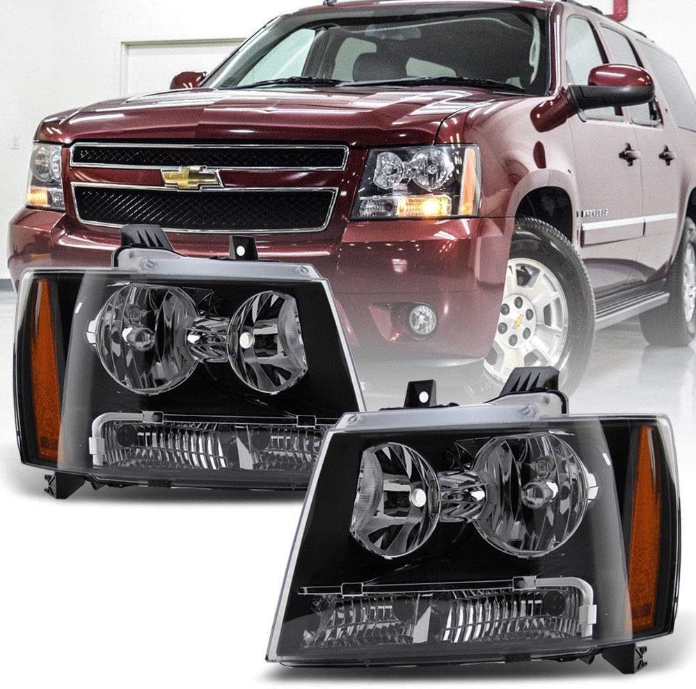 Black Headlights Driver + Passenger Side S741