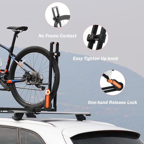Folding Hitch Bike Rack, Heavy Duty Bicycle Carrier Platform, 2-Bike Capacity F71218