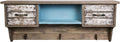Wood Cabinet Shelf with Drawers Pack of 2 C447131
