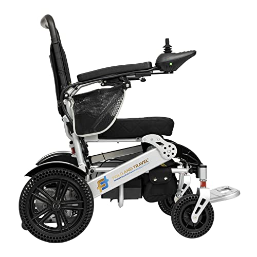 Silver Foldable Power Wheelchair Q4601