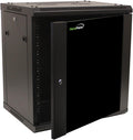 12U Wall Mount Network Server Cabinet Rack Enclosure Glass Door Lock C37401