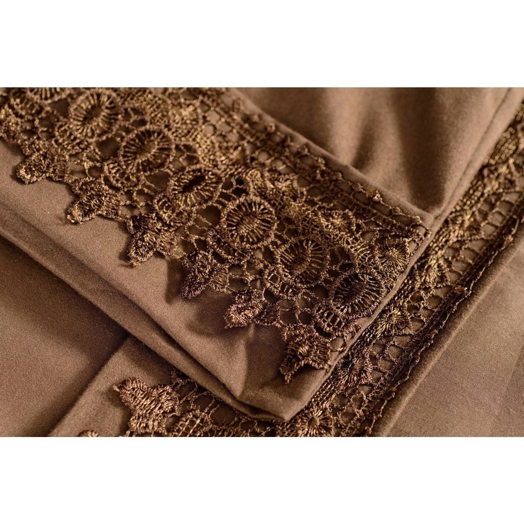 California King Brown Extra Deep Pocket Sheet I7772