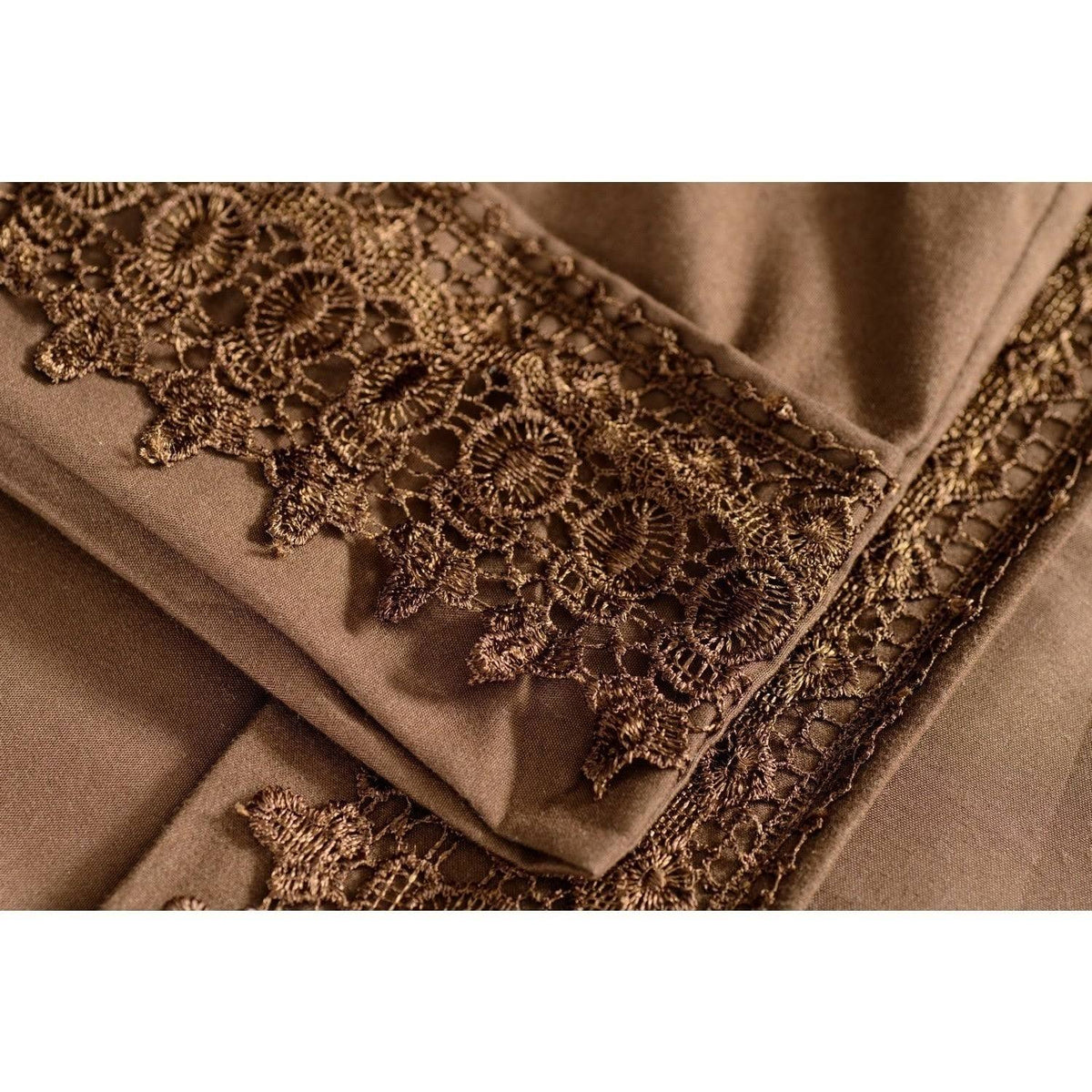 California King Brown Extra Deep Pocket Sheet I7772