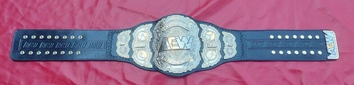 AEW World Heavyweight Wrestling Championship Title Belt Replica, Adult Size U32630