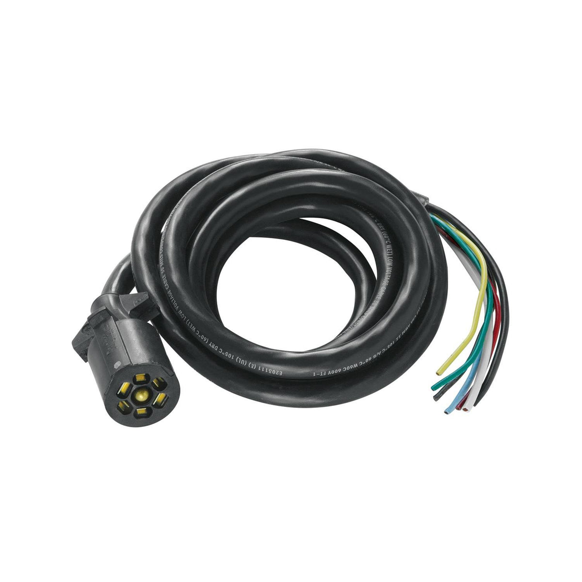7-Way Connector Trailer End 8 ft. Cable Z1230