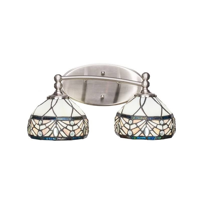 Two Light Bath Bar Brushed Nickel P720