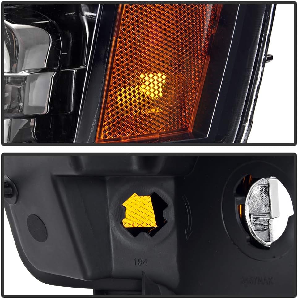 Black Headlights Driver + Passenger Side S741