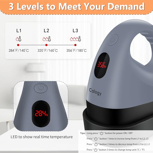 Mini Heat Press, Constant Temp Control, Insulated Safety Base (White Pink) G27473