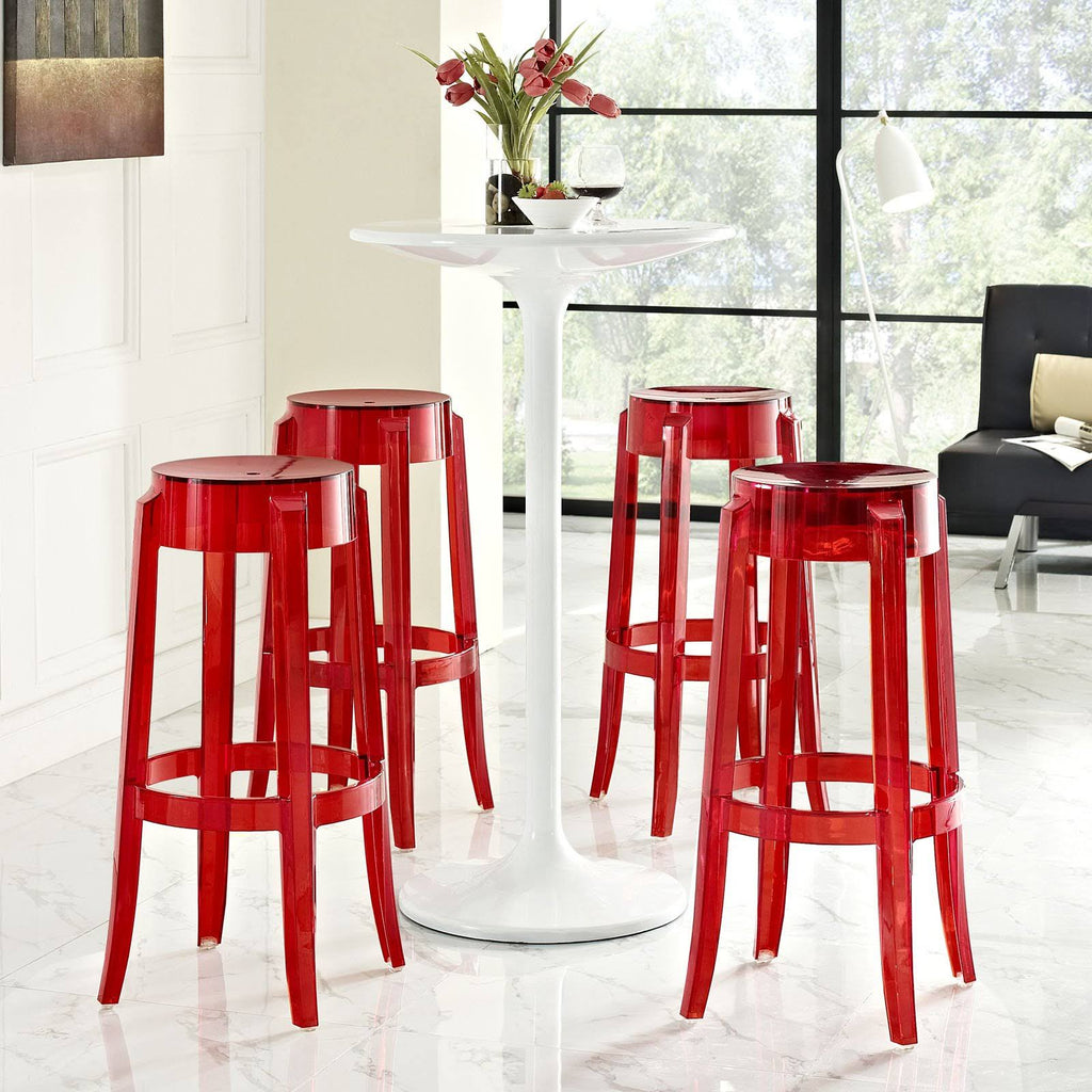 Blue Set of 4 Bar Stool R8570