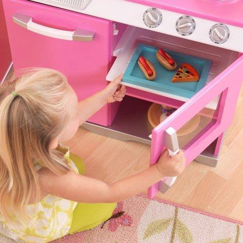 Pink Retro Kitchen and Refrigerator P3113