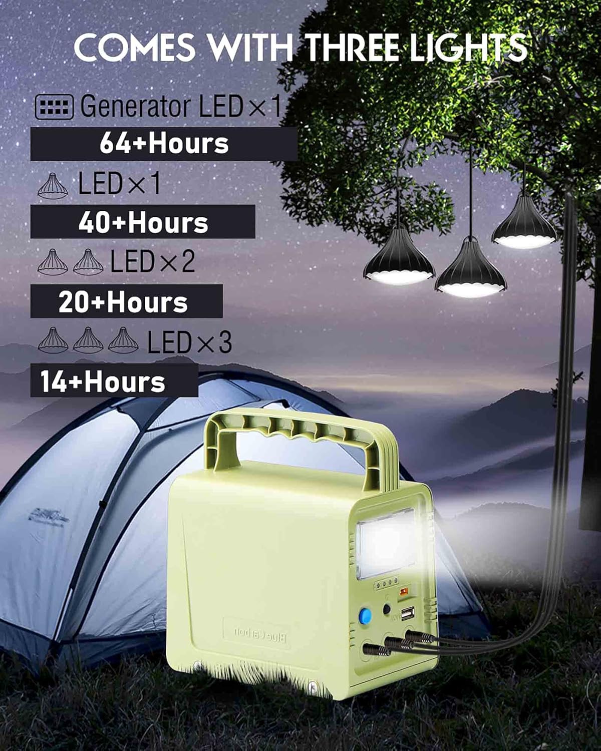 84Wh Portable Power Station with Solar Panel S88333
