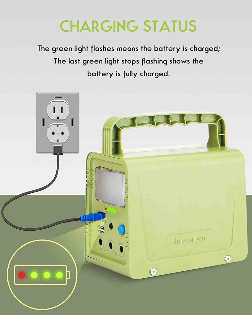 84Wh Portable Power Station with Solar Panel S88333