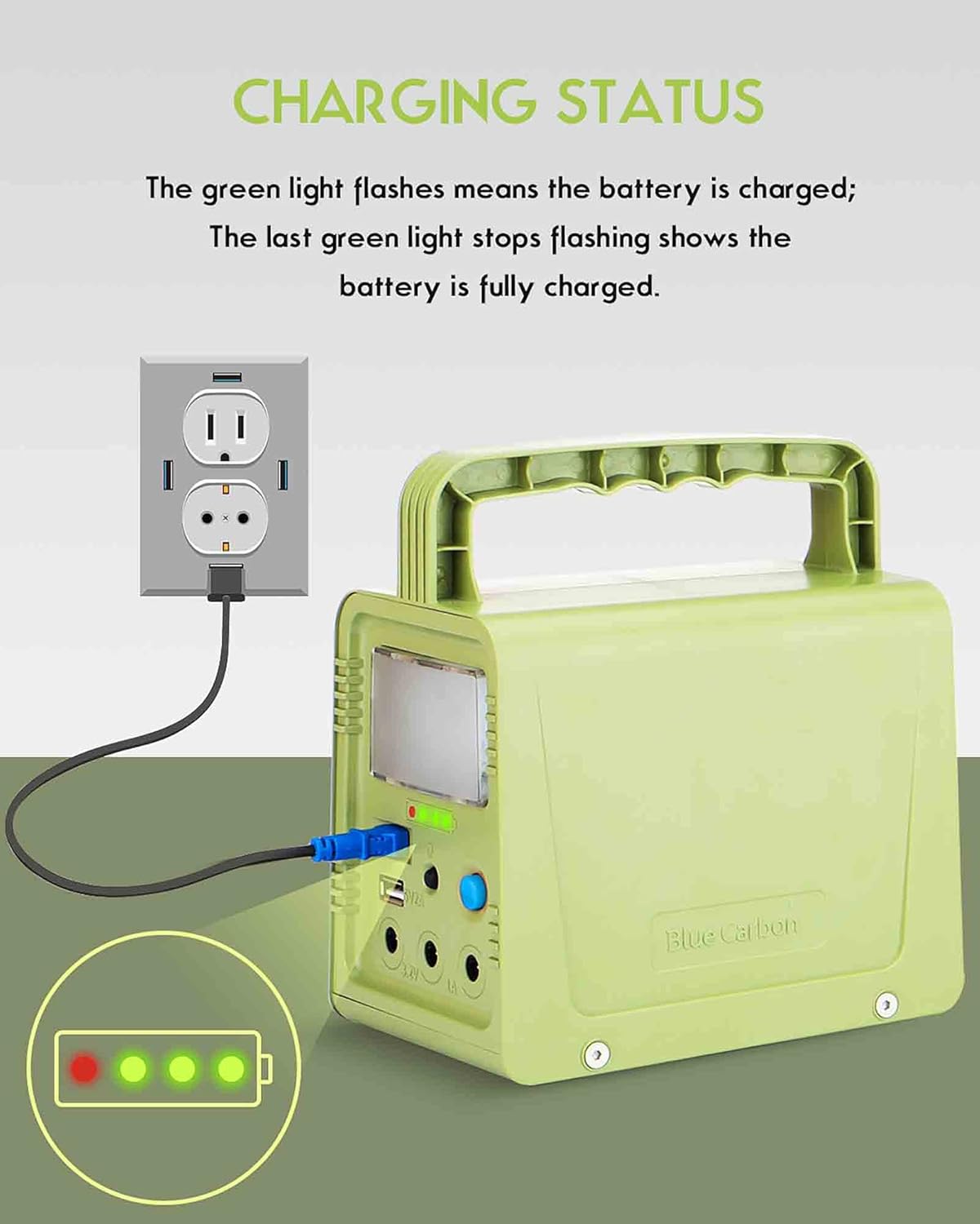 84Wh Portable Power Station with Solar Panel S88333
