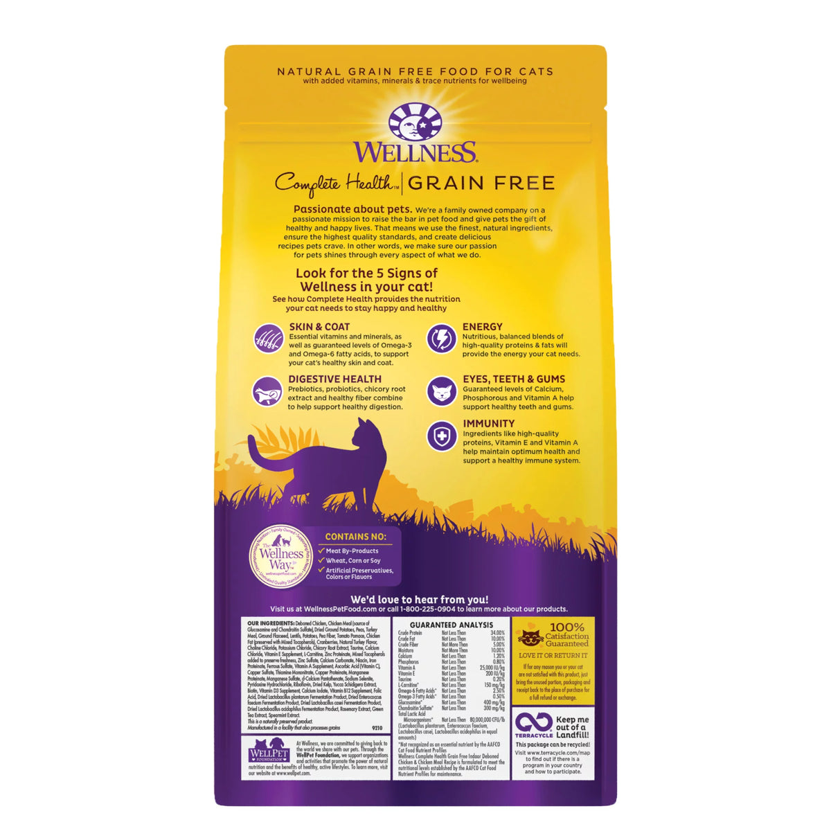 Grain-Free Deboned Chicken Dry Cat Food, 5.5 Pound Bag S327842