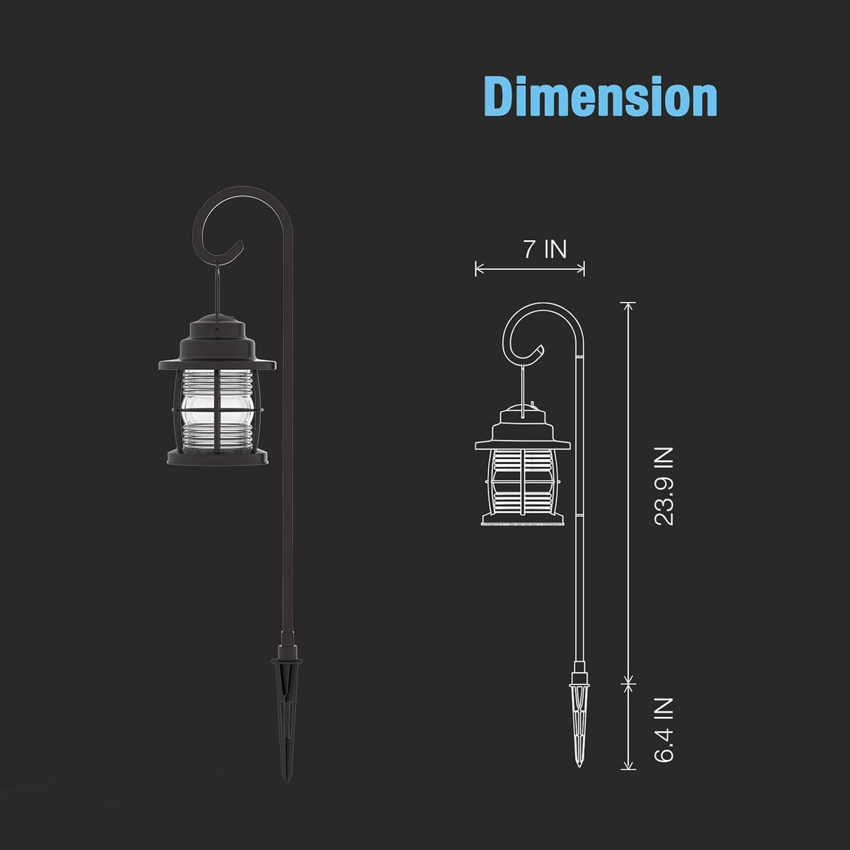 1.1 Watt LED Low Voltage Landscape Path Light with Metal Stake 4 Pack V39236